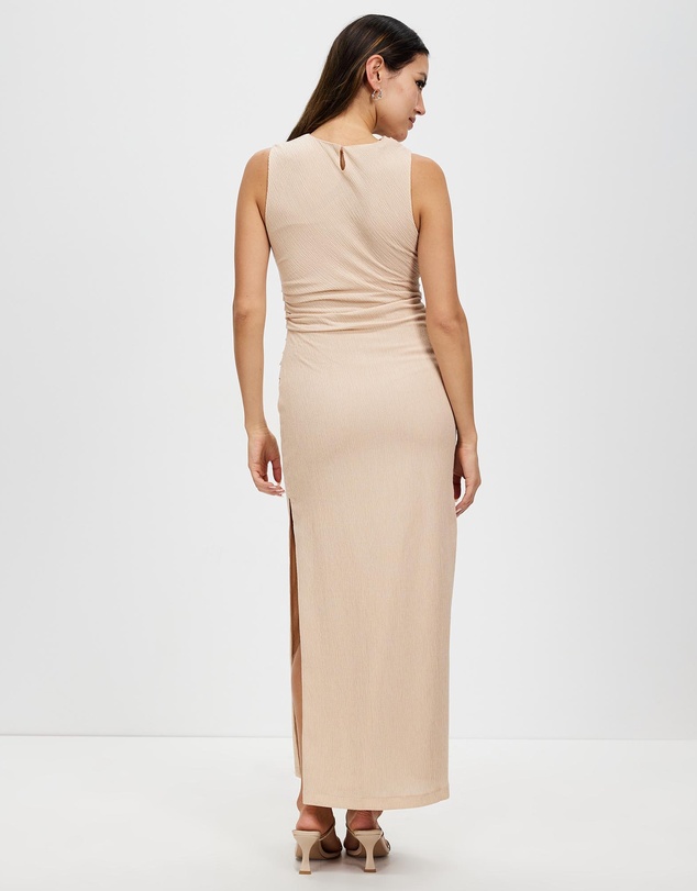 Third Form - Electric Tucked Maxi Tank Dress