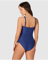 Nip Tuck Swim - Gamma Texture Luka Bandeau One Piece Swimsuit