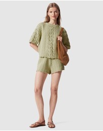 & Other Stories - Pointelle-Knit T-Shirt