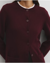 Country Road - Compact Wool Longline Cardigan