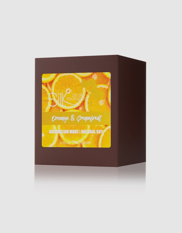 Silk Oil of Morocco - Orange & Grapefruit Natural Soy Candle