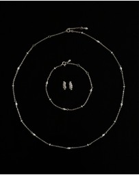 SAINT VALENTINE - Stars & Moons Bracelet - Silver
