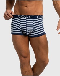 Coast Clothing - 3 Pack Stripe Boxer Briefs