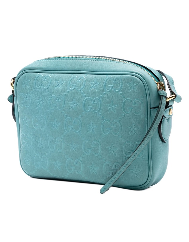Pre-Loved by Azura Reborn - Pre-Loved GG Star Embossed Leather Crossbody