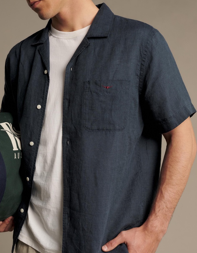 R.M.Williams - Newman Linen Resort SS Shirt