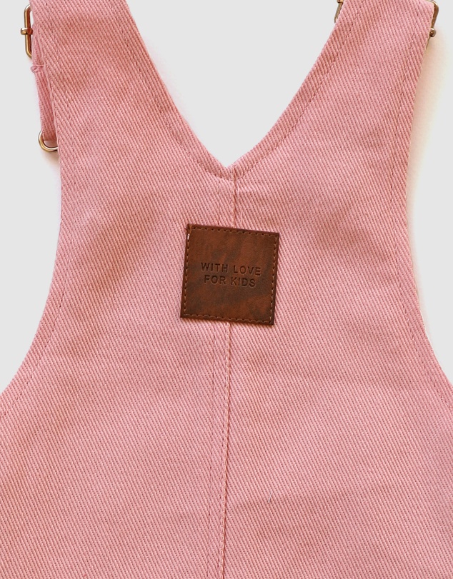 WITH LOVE FOR KIDS - Hazel Denim Pinafore Dress - Babies - Kids