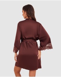 Bras N Things - Imogen Short Wrap - Dark Brown