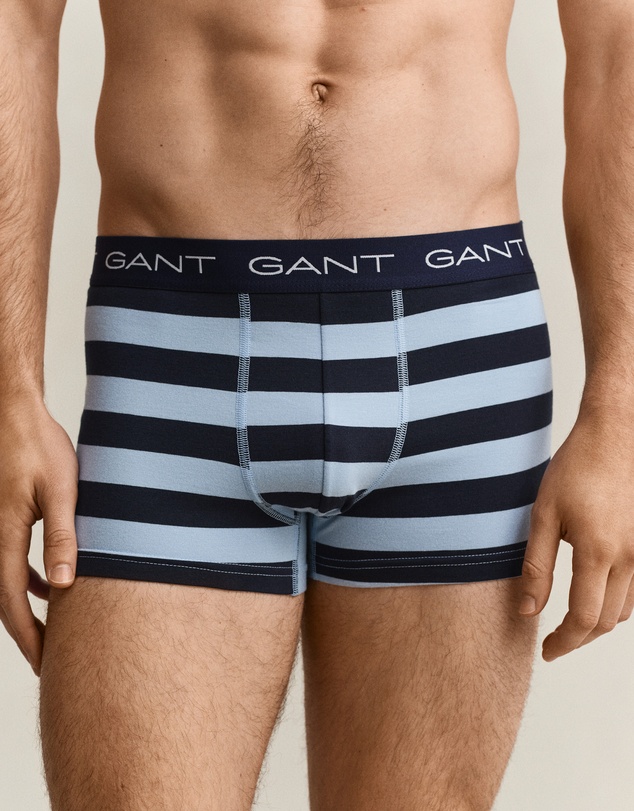 Gant - 3 Pack Stripe Trunks