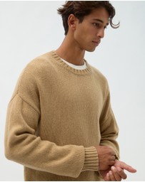 AERE - Merino Wool Chunky Crew Neck Sweater