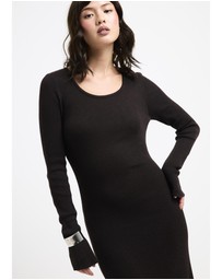 Subtitled - Virginia Long Sleeve Knit Maxi Dress