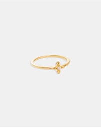 By Charlotte - Gold Live in Light Ring