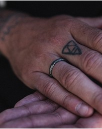 Haze & Glory - ICONIC EXCLUSIVE - Ring Band Ring Sun Chaser Dark in 925 Sterling Silver