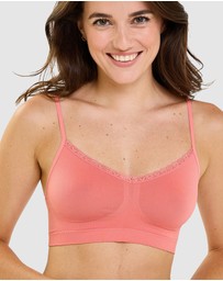 Billet Doux - Zen Attitude Crop Top Style Wirefree Bralette - 2 Pack