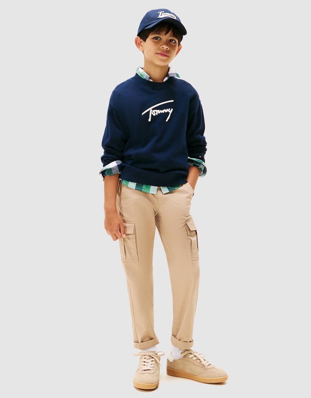 Tommy Hilfiger - Varsity TH Signature Logo Jumper - Kids