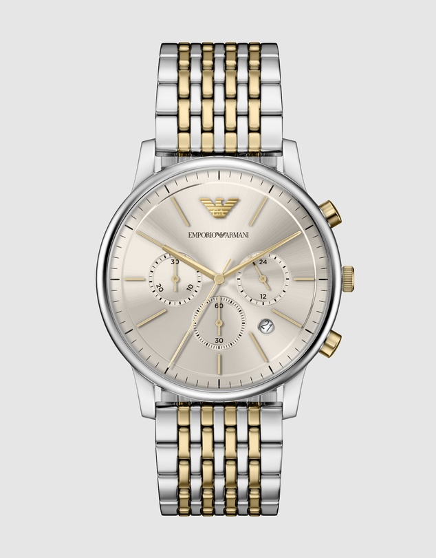 Emporio Armani - Two Tone Chronograph Watch