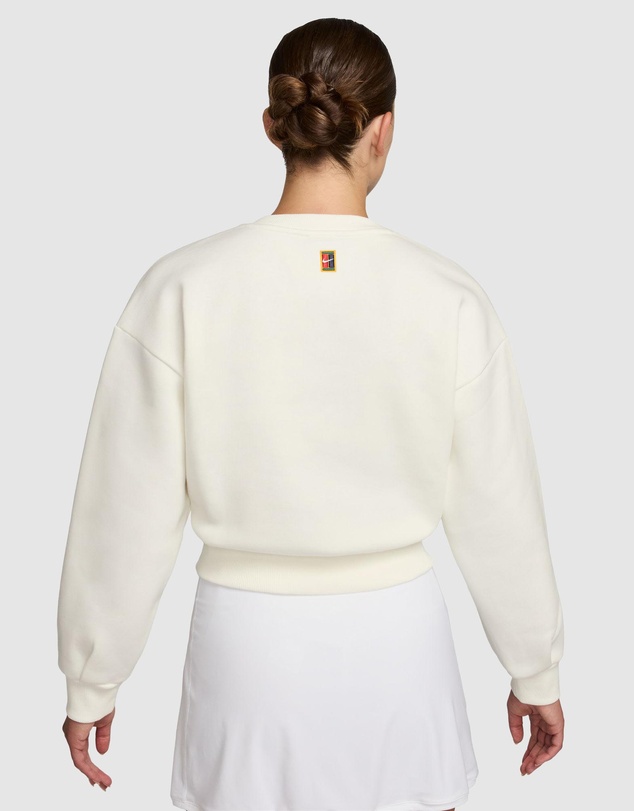 Nike - Court Collection French Terry Crew-Neck Tennis Top
