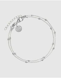 Najo - Birdsong Silver Chain Bracelet (18.5cm + 3cm ext)
