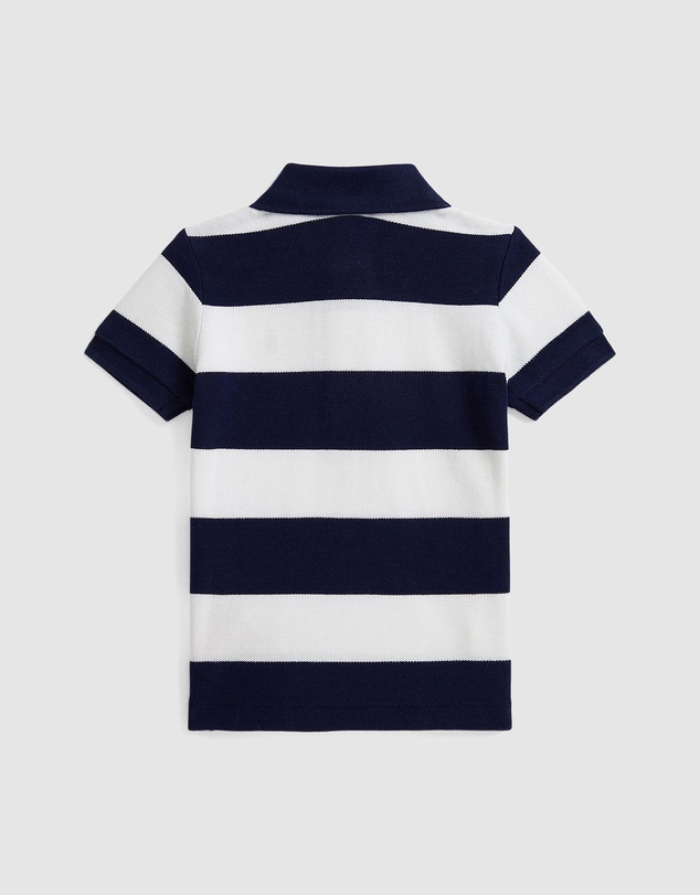Polo Ralph Lauren - Striped Cotton Mesh Polo Shirt - Babies