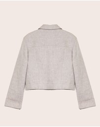 IDA+S - Elia Cropped Linen Jacket