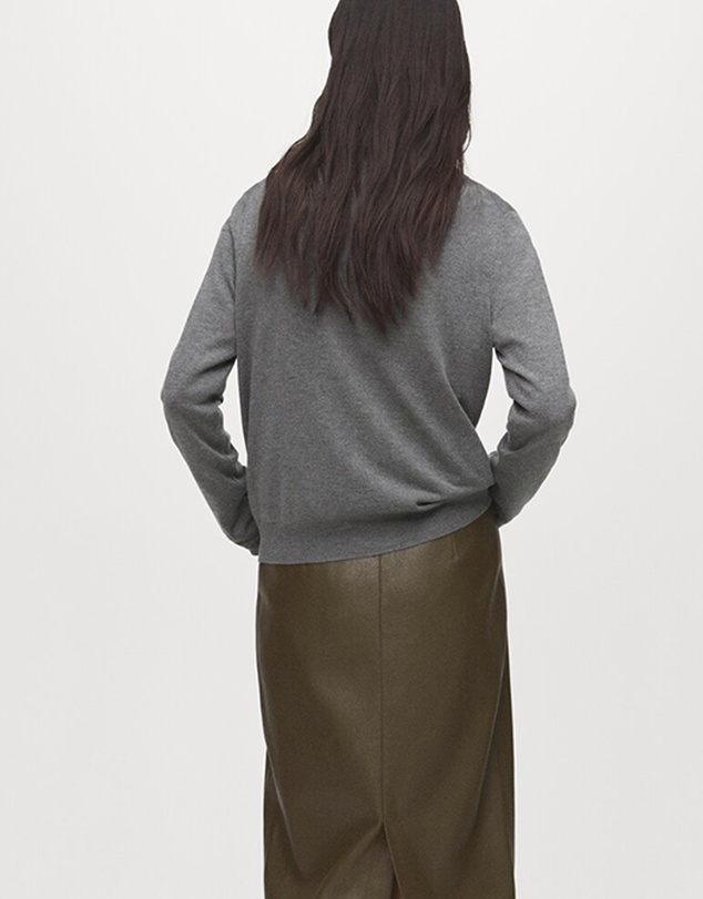 M.N.G - Fine-Knit Crew-Neck Sweater