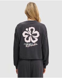 Cotton On Body - Departure Lounge Cropped LS Top