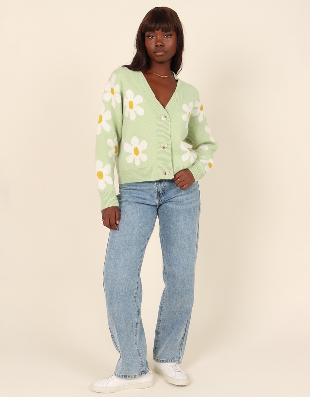 Petal & Pup - Daisy Cardigan - Green