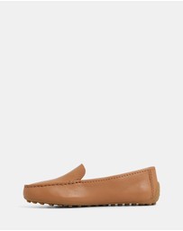 Sperry - Port Driver Leather Light Peanut- Women's