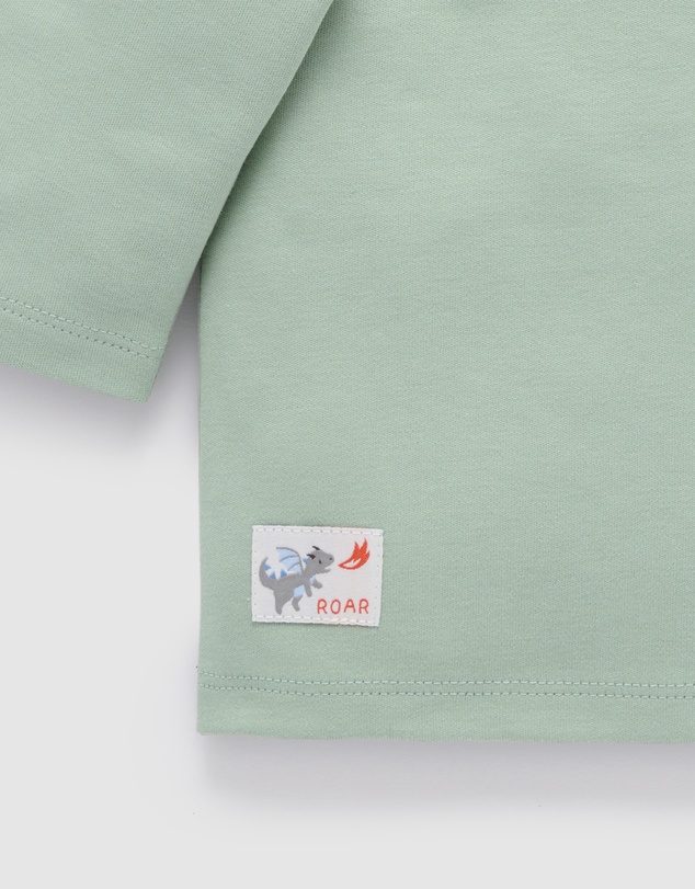 Purebaby - Thick Basic Long Sleeve Tee -Kids-Babies