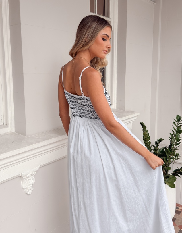 Esther & Co - Ilyndra Dress - White Multi