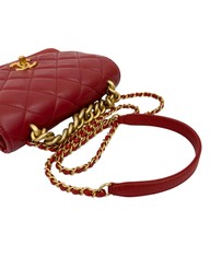 Pre-Loved by Azura Reborn - Pre-Loved Mini Quilted Calfskin and Caviar Chain Handle Flap
