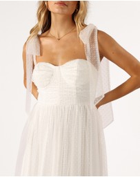 Petal & Pup - Floret Midi Dress - Off White