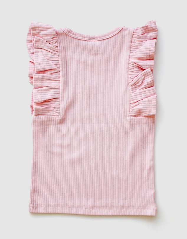 WITH LOVE FOR KIDS - Shimmy Wide Rib Tank Top - Kids