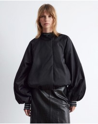 & Other Stories - Voluminous-Sleeve Bomber Jacket