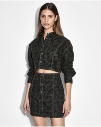 Ksubi - Cutout Shirt Dress Camo