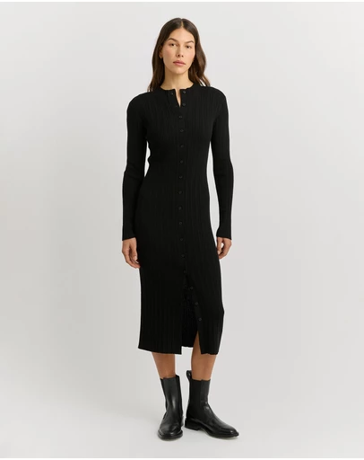 Toorallie - Variegated Rib Cardigan Dress