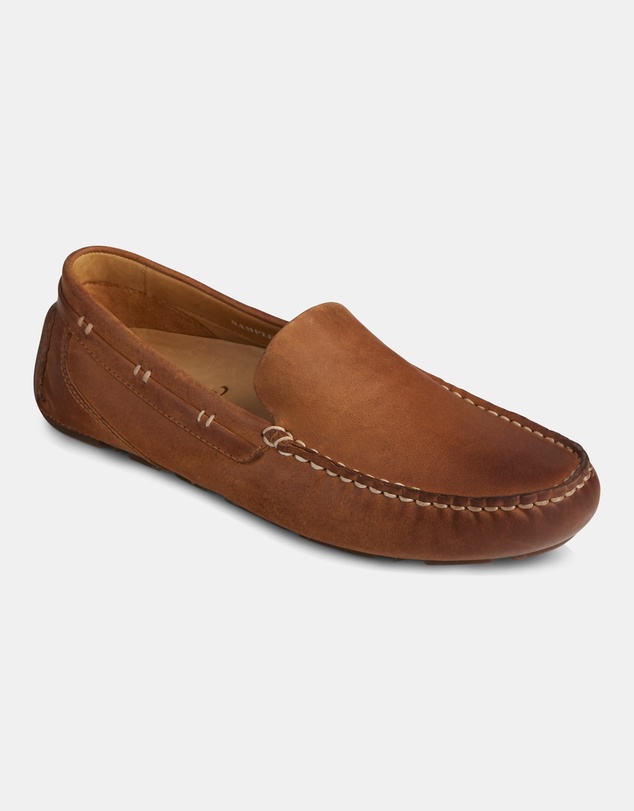 Sperry - Gold Harpswell Driver Medium Leather Tan- Men's