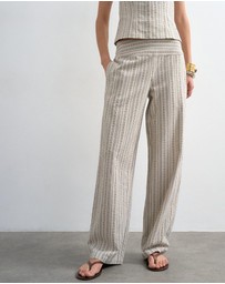 TOPSHOP - Tsflora Low Rise Trousers Wvn