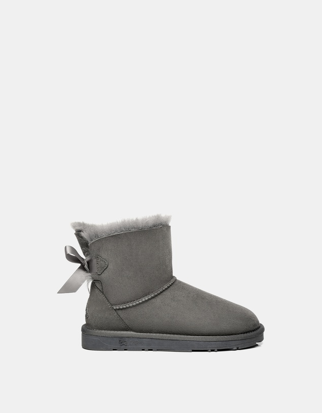 EVERAU - EverAU Ugg Mini Back Bow Sheepskin Upper UGG Boots