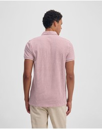 Oxford - Milo Print Jersey Polo With Pocket