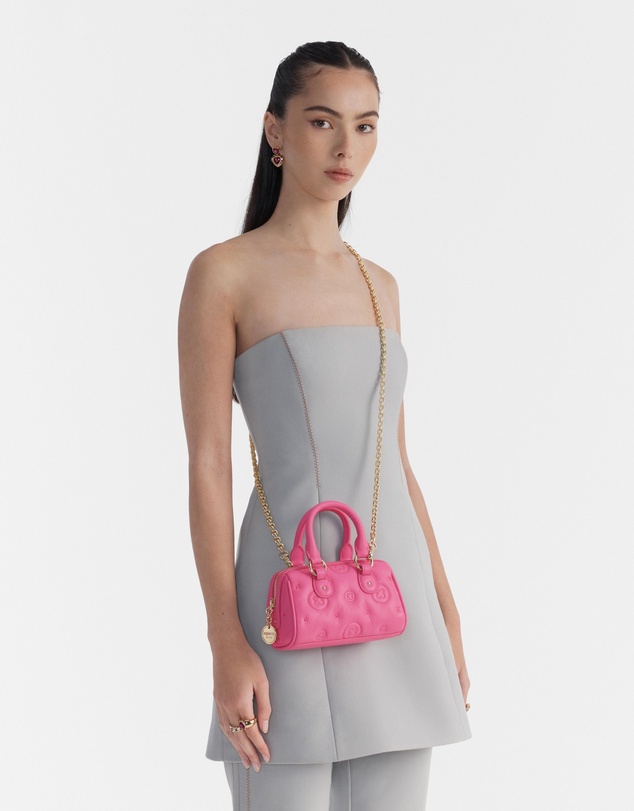 MIMCO - Flashback Leather Mini Bowler Crossbody Bag