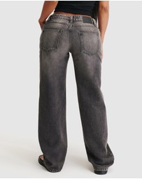 Cotton On - Curvy Low Rise Straight Jeans