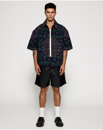 RHUDE - Paisley Flannel Boxy Shirt
