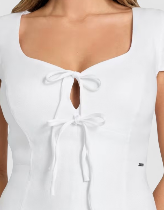 GUESS - Isabeau Bows Mini Dress