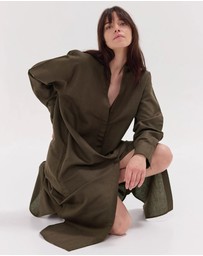Cloth & Co. - The Shirt Dress | Olive
