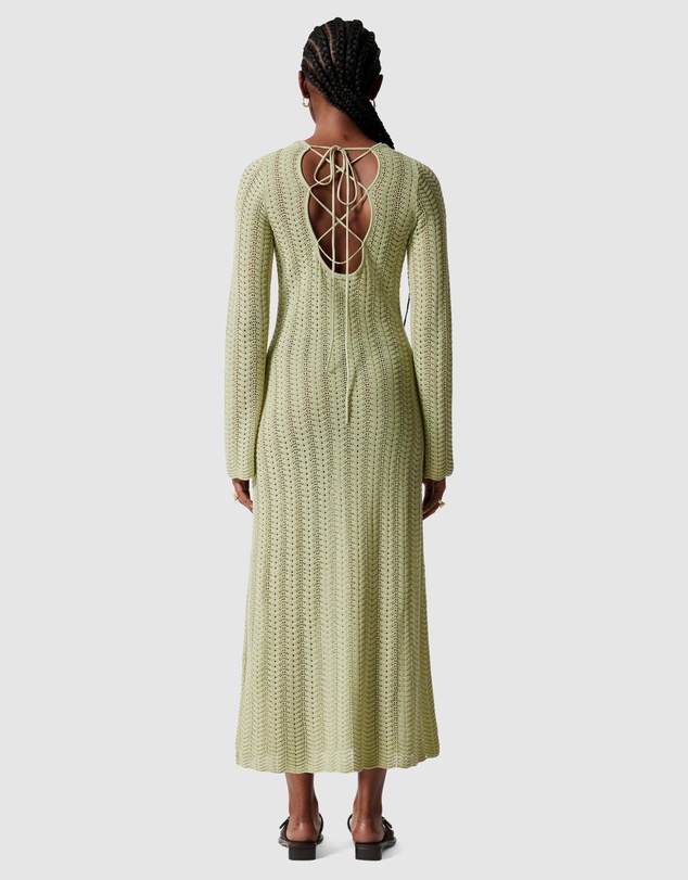 & Other Stories - Pointelle-Knit Midi Dress