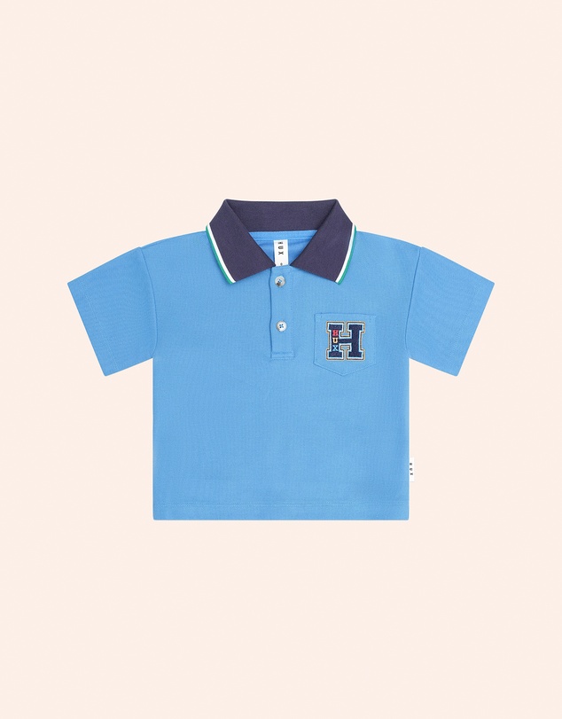 Huxbaby - Collegiate Pique Polo - Babies-Teens