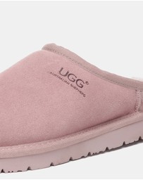 EVERAU - Australian Shepherd Ugg Nano Classic Slipper Cow Suede Upper House Shoes