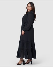 Pink Dusk by Curve Project - Hanky Panky Wrap Dress