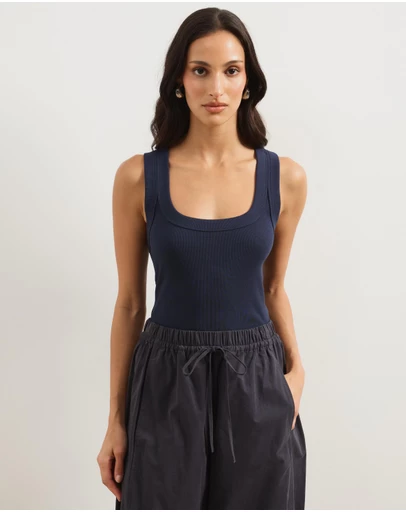 Atmos&Here - Organic Cotton Scoop Tank