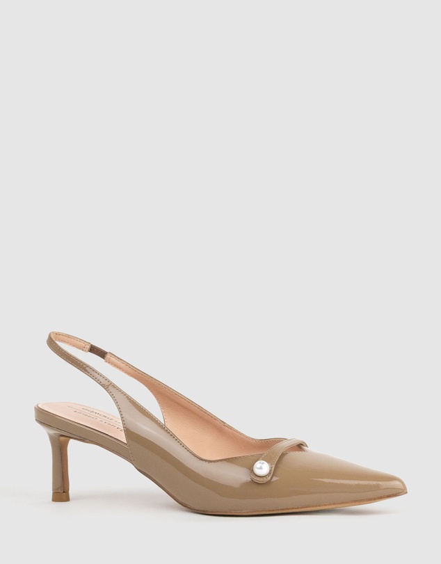 Edward Meller - DIVINE55 Slingback Pump with Pearl